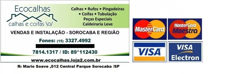 Ecocalhas - Calhas e Coifas